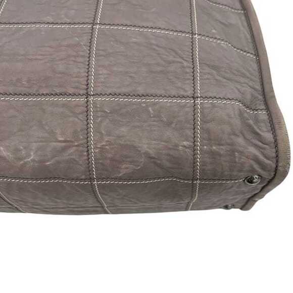 PRADA Gray Leather Shoulder Bag - Picture 8 of 11